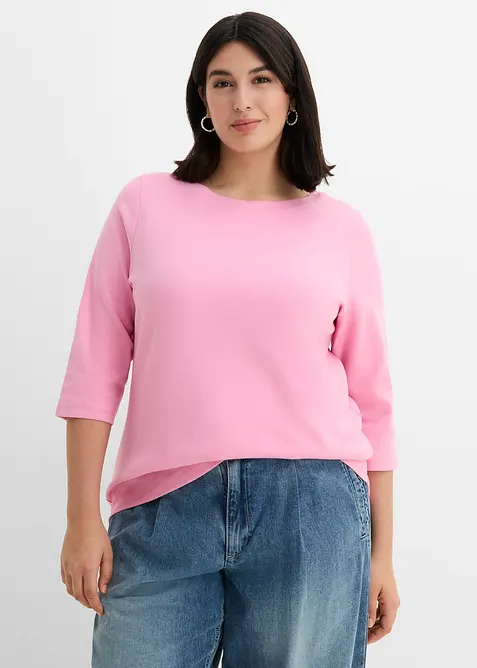 Topp i tjockt material av ekologisk bomull, bonprix