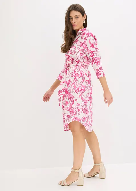 Skjortkl&auml;nning av bomullsmix, bonprix