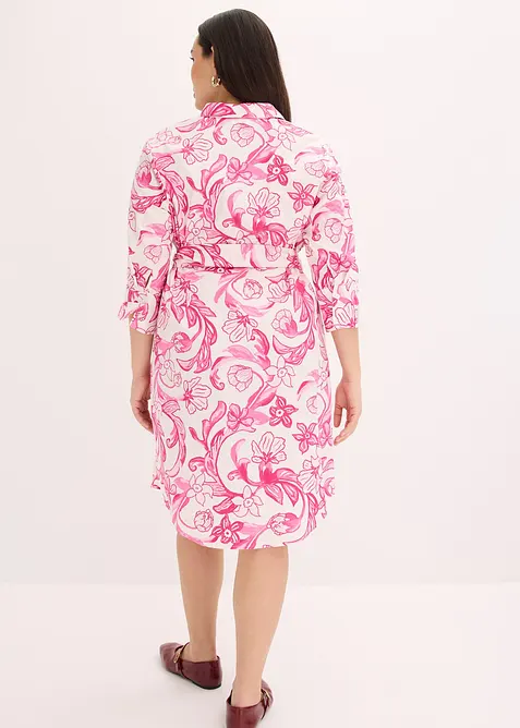 Skjortkl&auml;nning av bomullsmix, bonprix