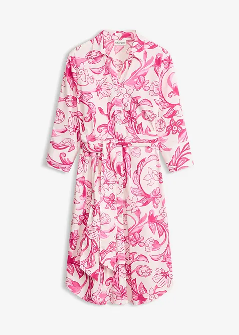 Skjortkl&auml;nning av bomullsmix, bonprix