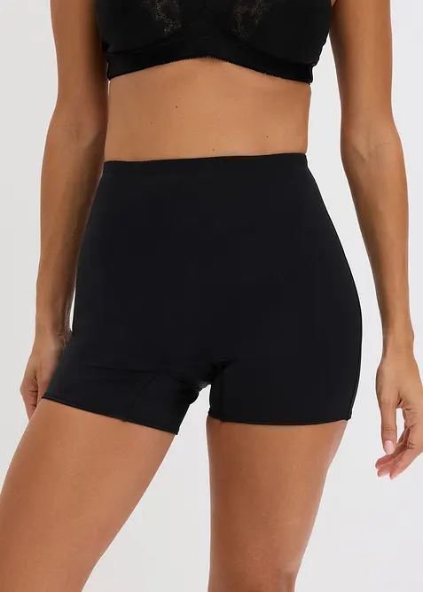 Byxa med medelh&ouml;g formande effekt (2-pack), bonprix