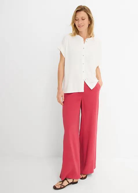 Blustopp i mjuk viskosmix, bonprix