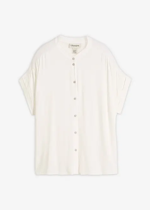 Blustopp i mjuk viskosmix, bonprix