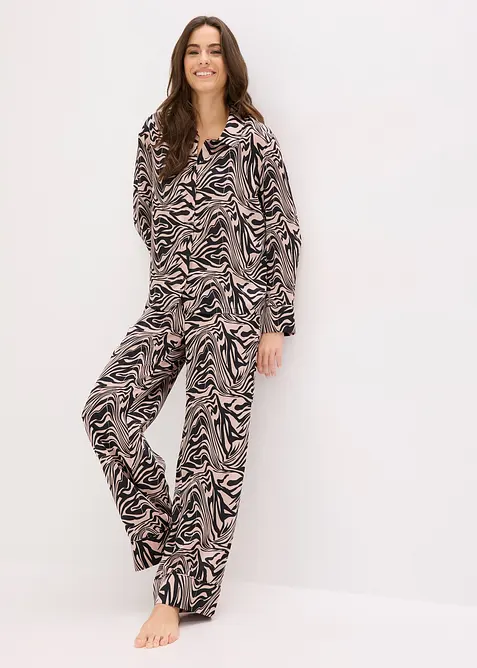 V&auml;vd pyjamas av satin, bonprix