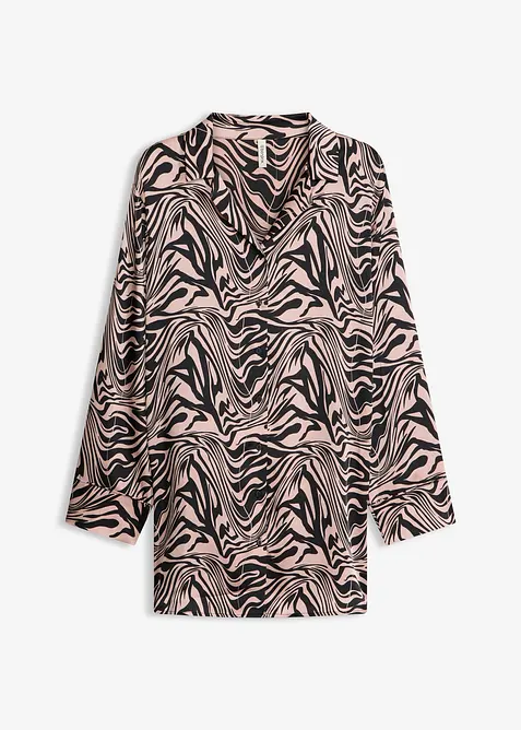 Nattlinne i satinv&auml;vt material, bonprix