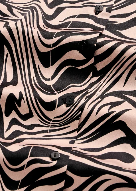 Nattlinne i satinv&auml;vt material, bonprix