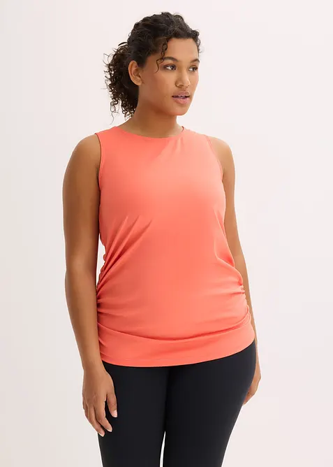 Sportlinne med rynkning, snabbtorkande, bonprix