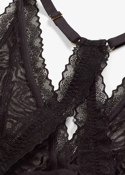 Body utan bygel, med tunn spets, bonprix