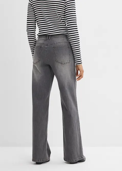 Straight jeans, Loose modell med High Waist, bonprix