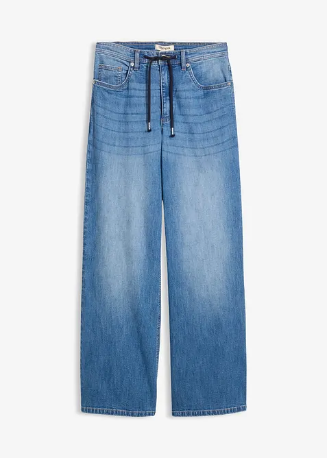 Straight jeans, Loose modell med High Waist, bonprix