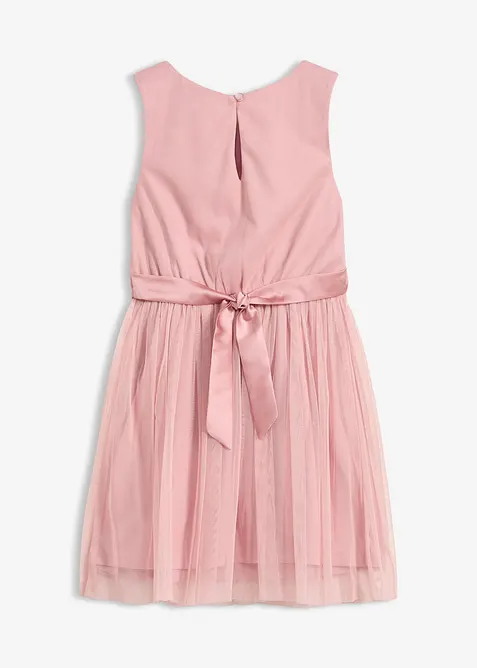 Mellanl&aring;ng kl&auml;nning i spets och tyll, bonprix