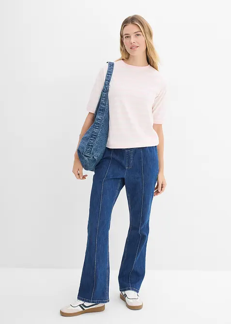 Topp i mjuk frott&eacute;, bonprix