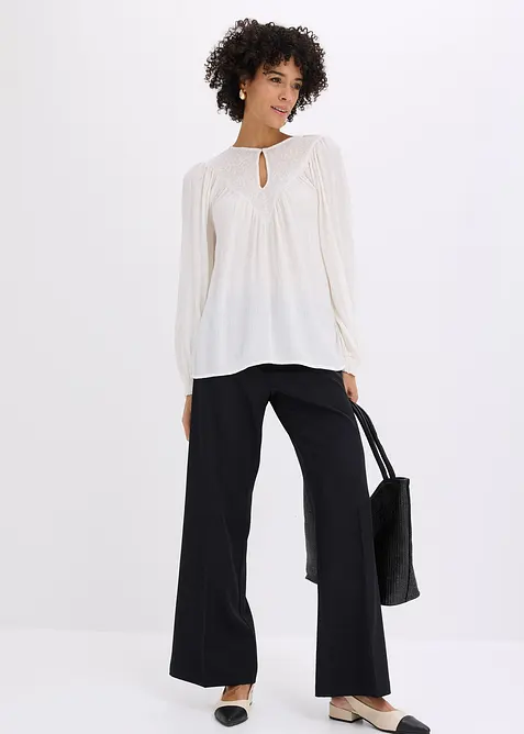 Tunika med broderi, bonprix