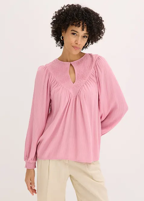 Tunika med broderi, bonprix