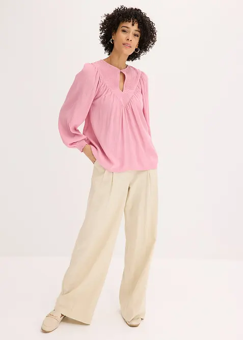 Tunika med broderi, bonprix