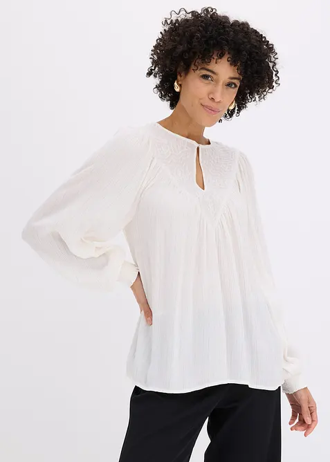 Tunika med broderi, bonprix