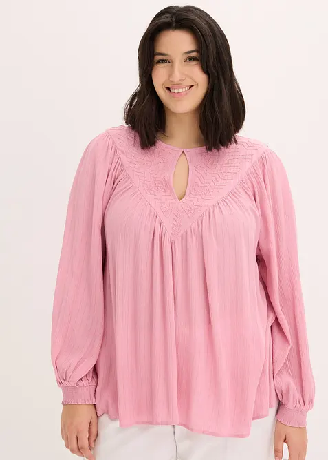 Tunika med broderi, bonprix