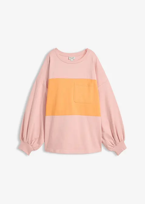 Oversizesweatshirt i ekologisk bomull, bonprix