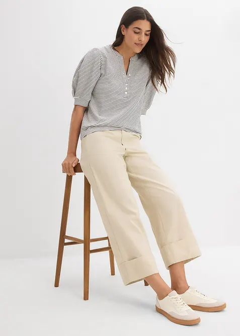 Topp av ekologisk bomull, bonprix