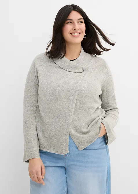 Stickad kofta, bonprix