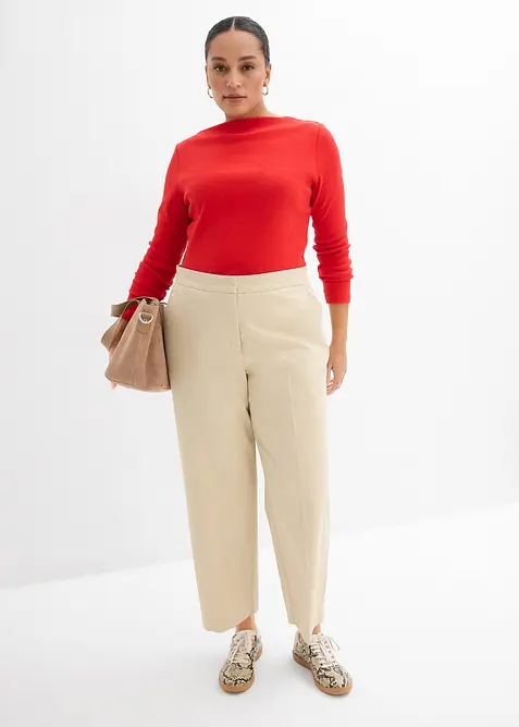 Chinos av bomullstwill, bonprix