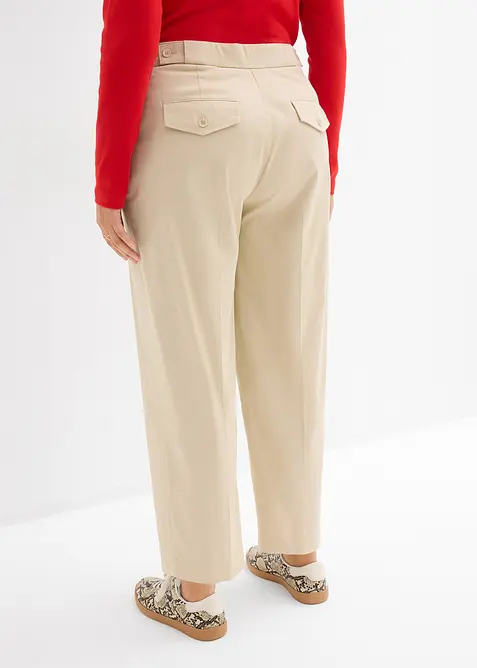 Chinos av bomullstwill, bonprix