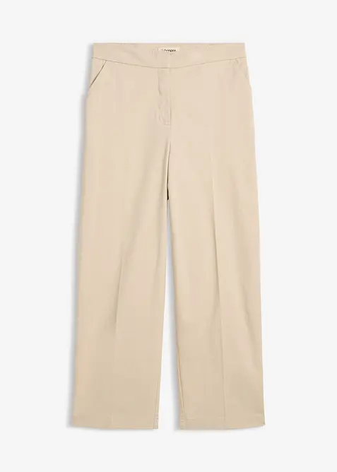 Chinos av bomullstwill, bonprix