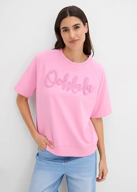 Sweatshirt i bomullsmix, bonprix