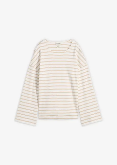 L&aring;ng&auml;rmad topp i ekologisk bomull, bonprix