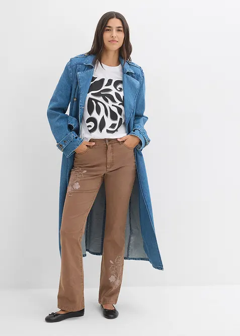 T-shirt av ren ekologisk bomull, bonprix