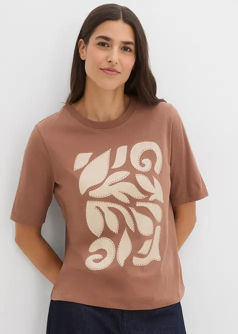 T-shirt av ren ekologisk bomull, bonprix