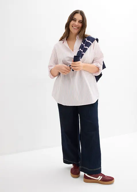 Blus av ren bomull, bonprix