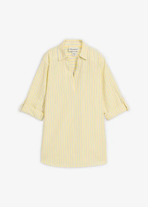 Blus av ren bomull, bonprix