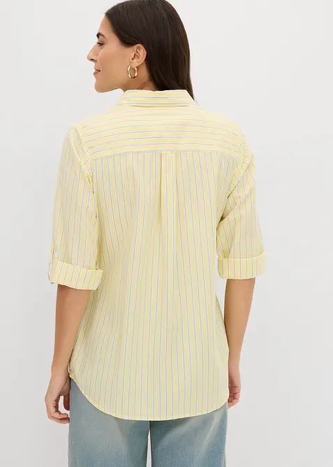 Blus av ren bomull, bonprix