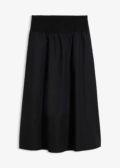 Mellanl&aring;ng kjol i ren bomull, bonprix