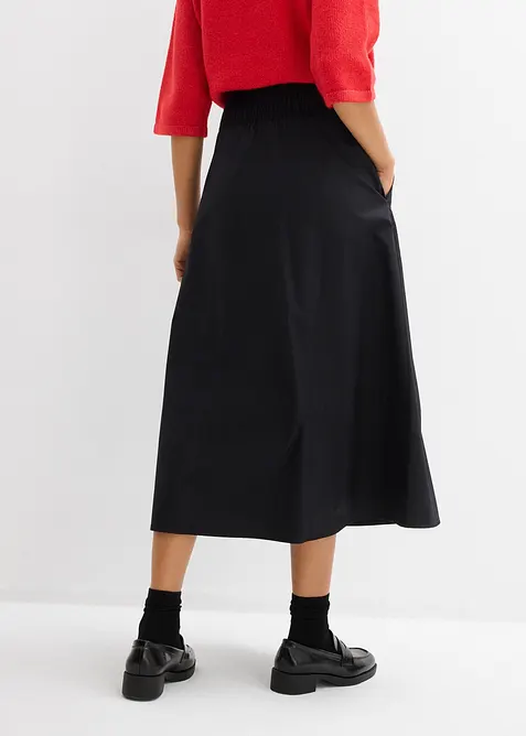 Mellanl&aring;ng kjol i ren bomull, bonprix