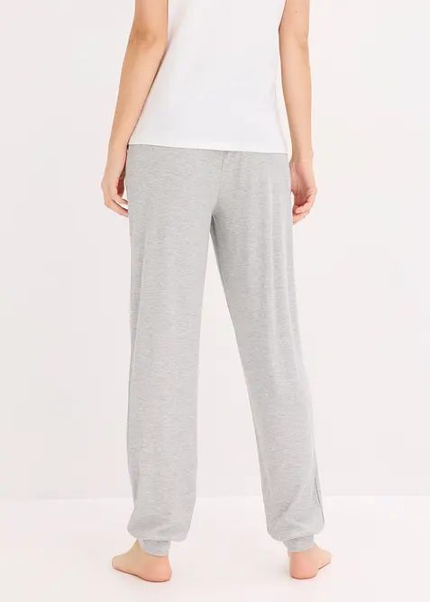 Mysbyxa av ribbat viskosmaterial, bonprix