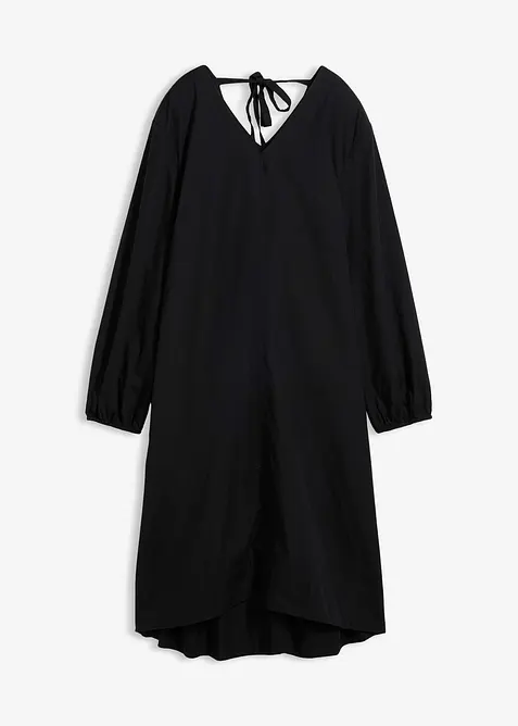 Skjortkl&auml;nning med ballong&auml;rmar, bonprix