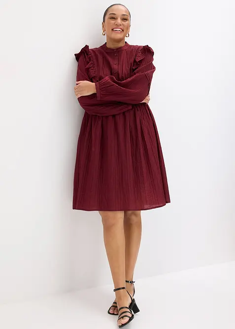 Kl&auml;nning med volanger, bonprix