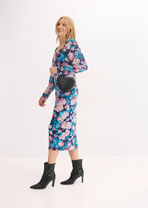 Insv&auml;ngd midikl&auml;nning av mesh, bonprix