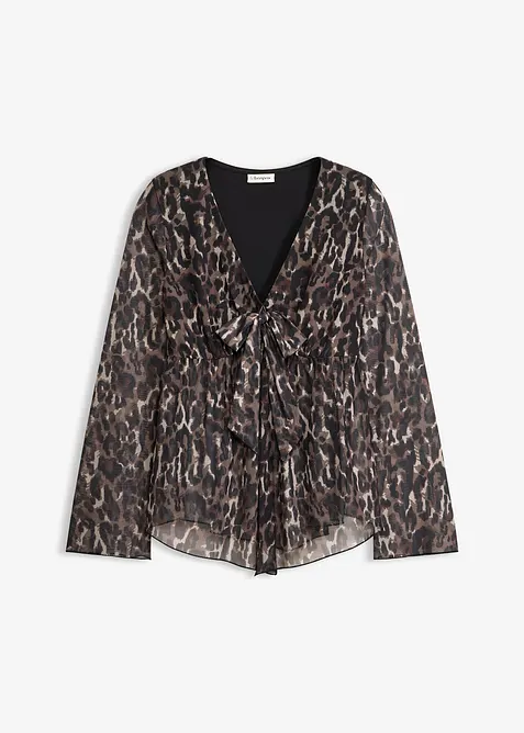 Blustopp i insv&auml;gd modell av med mesh, bonprix