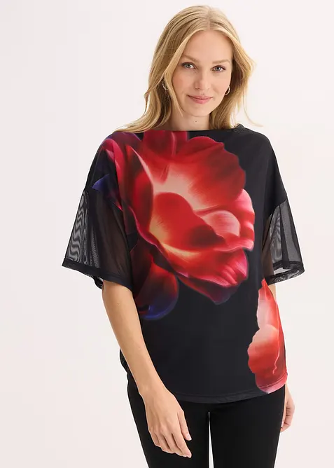 Topp i mesh, bonprix