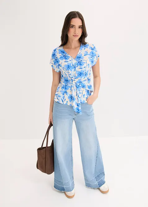 Topp med knutdetalj, bonprix