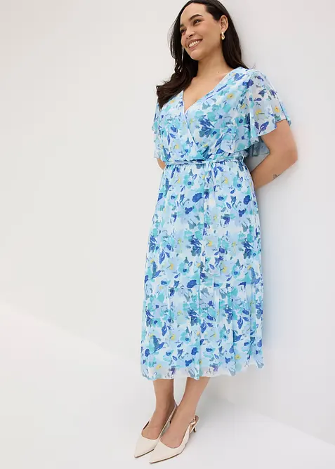 Midikl&auml;nning av mjuk mesh, bonprix