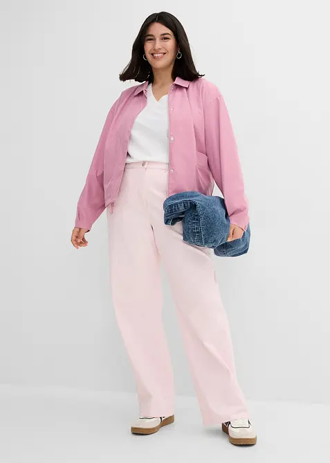 Palazzobyxa med h&ouml;g res&aring;rmidja, bonprix