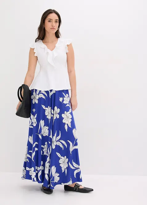 Topp med volanger, bonprix