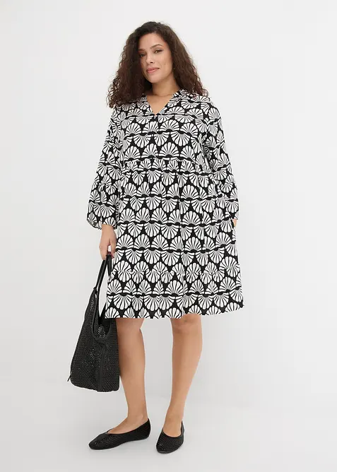 Tunikakl&auml;nning i f&ouml;ljsam viskos, bonprix