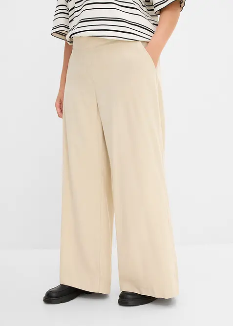 Palazzobyxa av viskosmix, bonprix