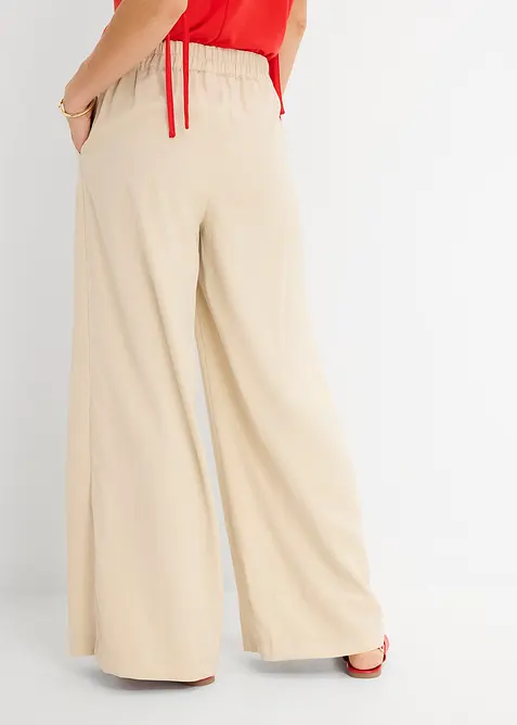 Palazzobyxa av viskosmix, bonprix