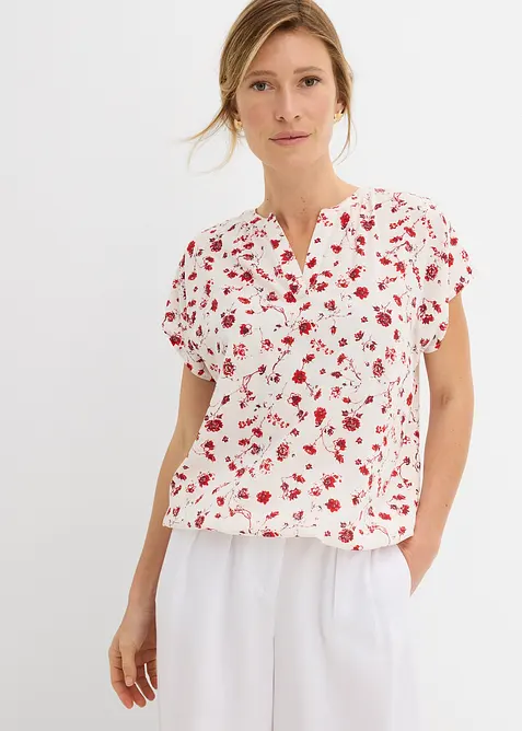 Blustunika i b&ouml;ljande viskos, bonprix